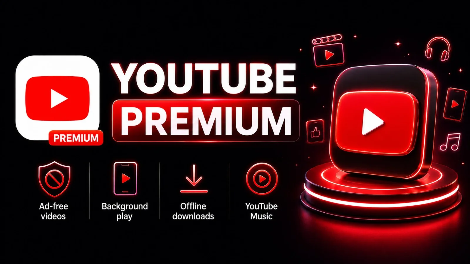 Pratinjau Youtube Premium 3 Bulan Sharing Full Garansi